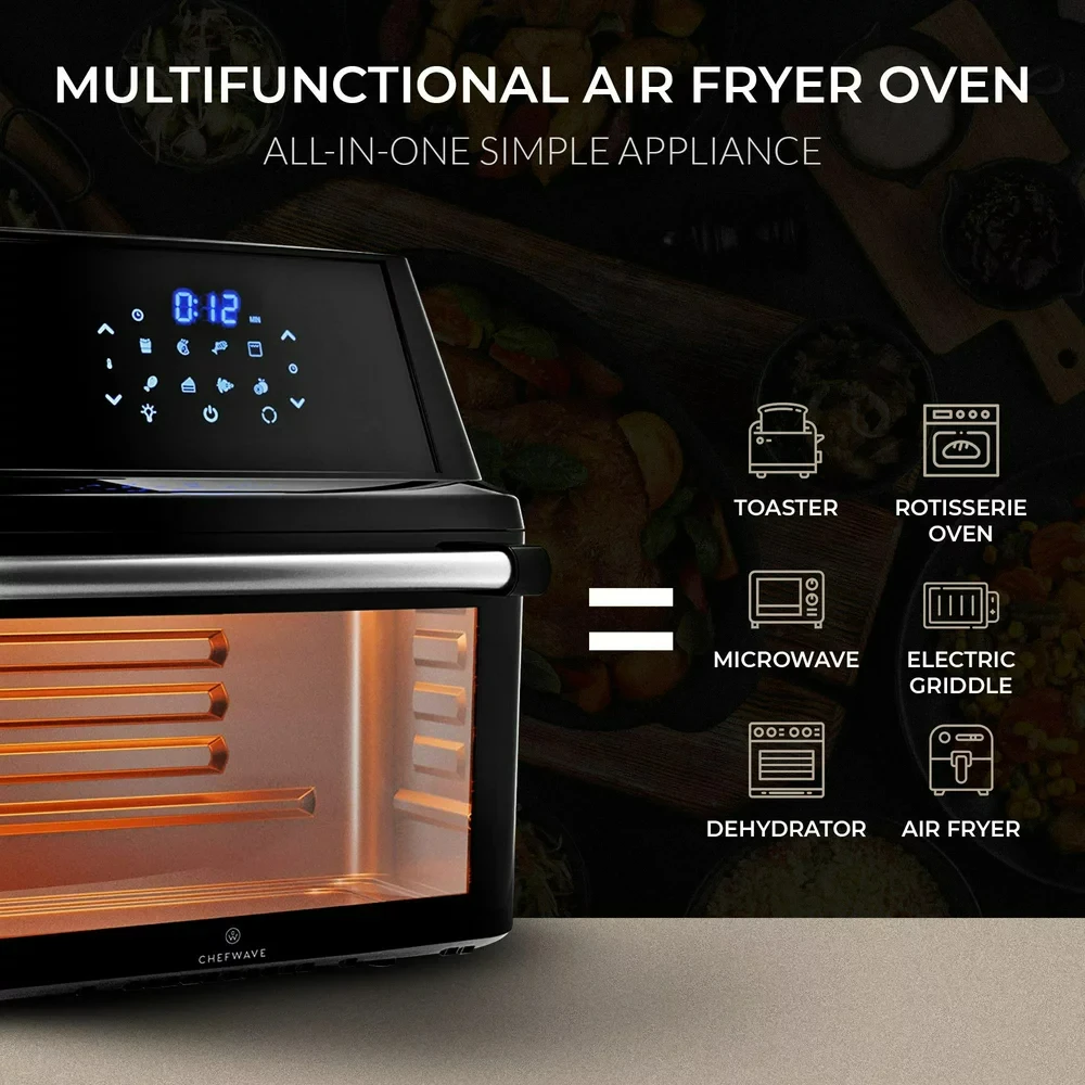 

16 Quart Air Fryer/Oven/Rotisserie/Dehydrator and Accessories