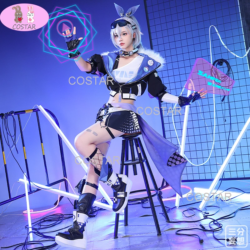 

COSTAR Silver Wolf Fashion Dress Game Honkai: Star Rail Cosplay Costume Anime Women Uniforms Role Play Clothing New