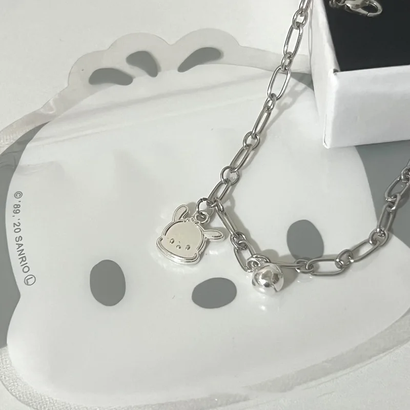 

Kawaii Pachacco Jewelry Sanrio Anime Cute Cartoon Character Sweet Girly Heart Metal Bracelet Toy for Girls