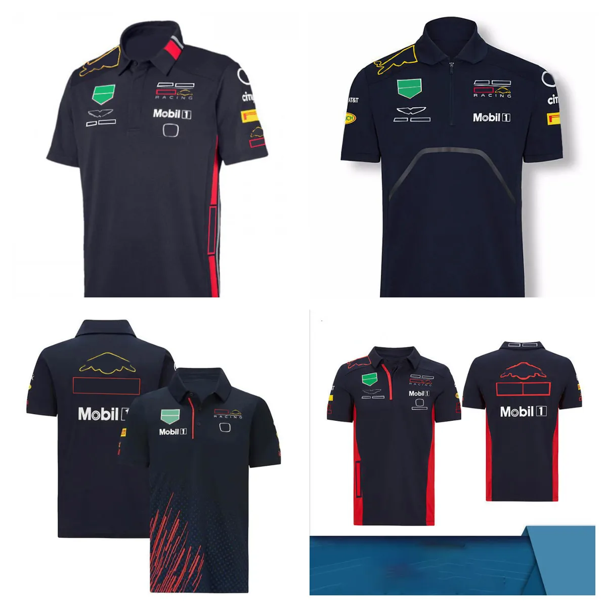

F1 formula one racing polo shirt 2022 team short sleeve spot sale