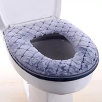 1pcs thicken soft warm toilet seat cover winter bathroom closestool cushion bathware bathroom products toilet seat cover