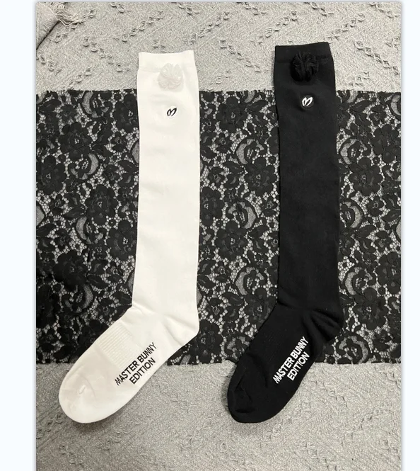 2022  GOLF ladies stockings sweat-absorbent Golf sports knee socks cotton socks