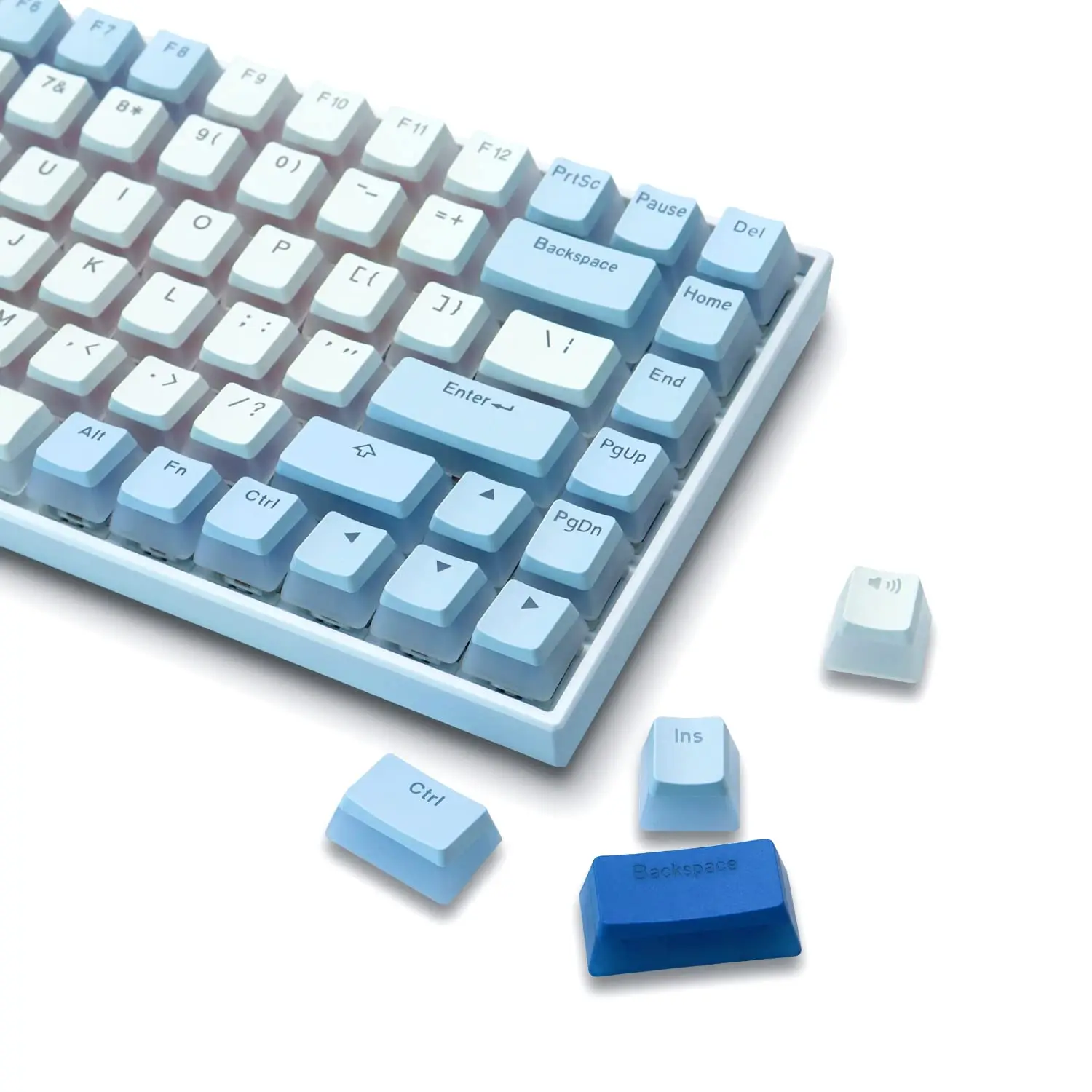 

XVX 165 Key Pudding Keycaps Double Shot Custom Keycap OEM Profile Universal Compatiability for 100% 75% 65% Mechanical Keyboard