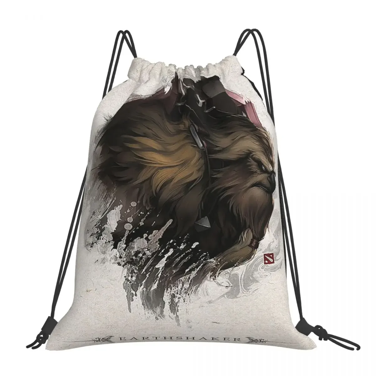 Dota 2 Gamer Life - Raigor Stonehoof The Earthshaker Рюкзаки Сумки на шнурке Пучок Карманная сумка для
