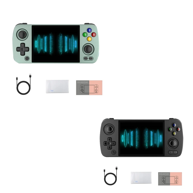 

RG405M Android 12 Game Player Retro Video Game Console 4 Inch Handheld Game Console 128G+128G BT 5.0 2.4G+5G Wifi (B)