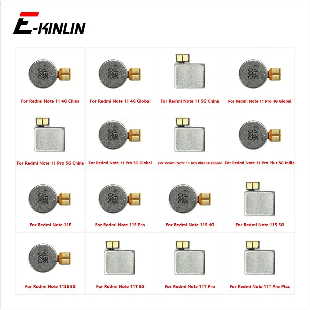 Модуль вибратора двигателя для XiaoMi Redmi Note 11 11S 11E 11SE 11T Pro Plus Global 4G 5G запасные части