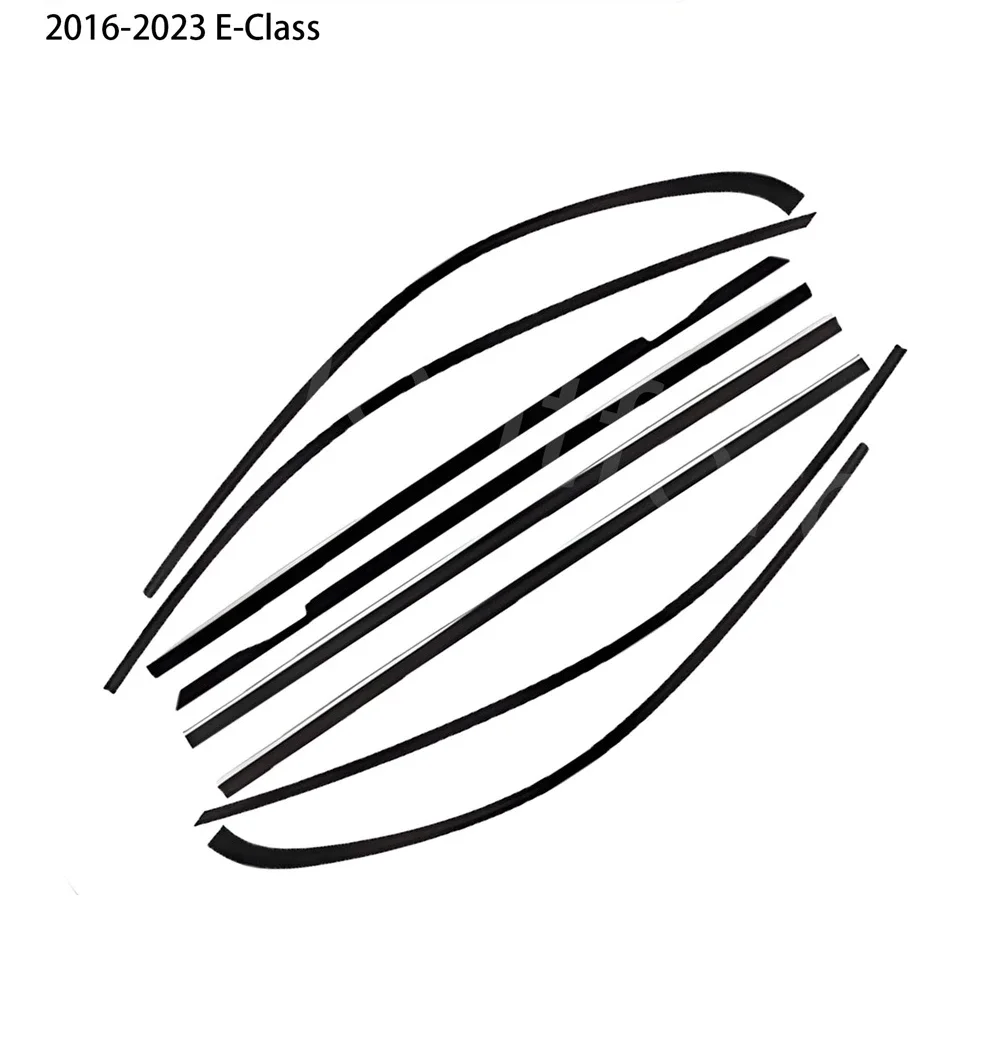 

Стайлинг автомобиля, черное Оформление интерьера для Mercedes Benz E Class W213 2016-2023, автомобильные аксессуары