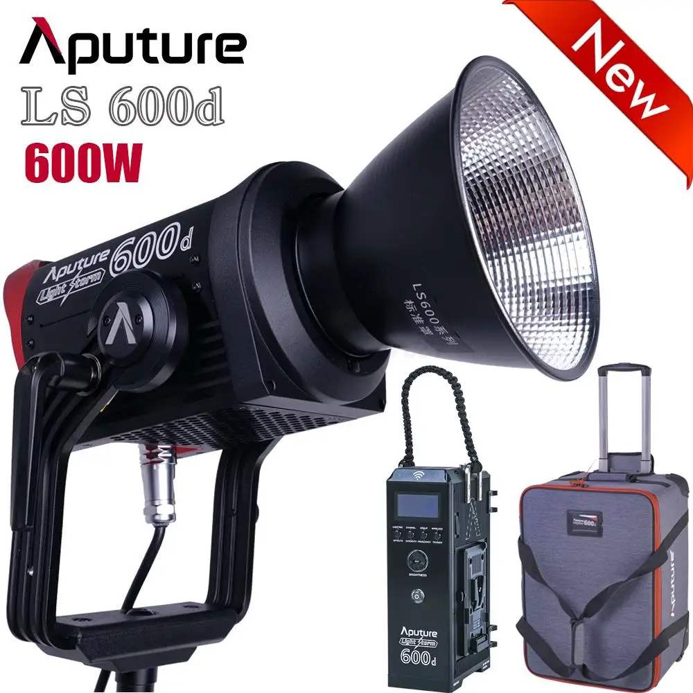 

Aputure LS 600D 600W Photography Video LED Lighting Studio Kit 5600K V-Mount Daylight 8 Lighting Effects Portable Photo Lamp