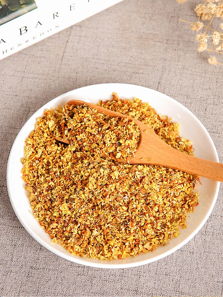 Сушеный ароматизированный чай с османтусом натуральный травяной Guangxi Guilin листья