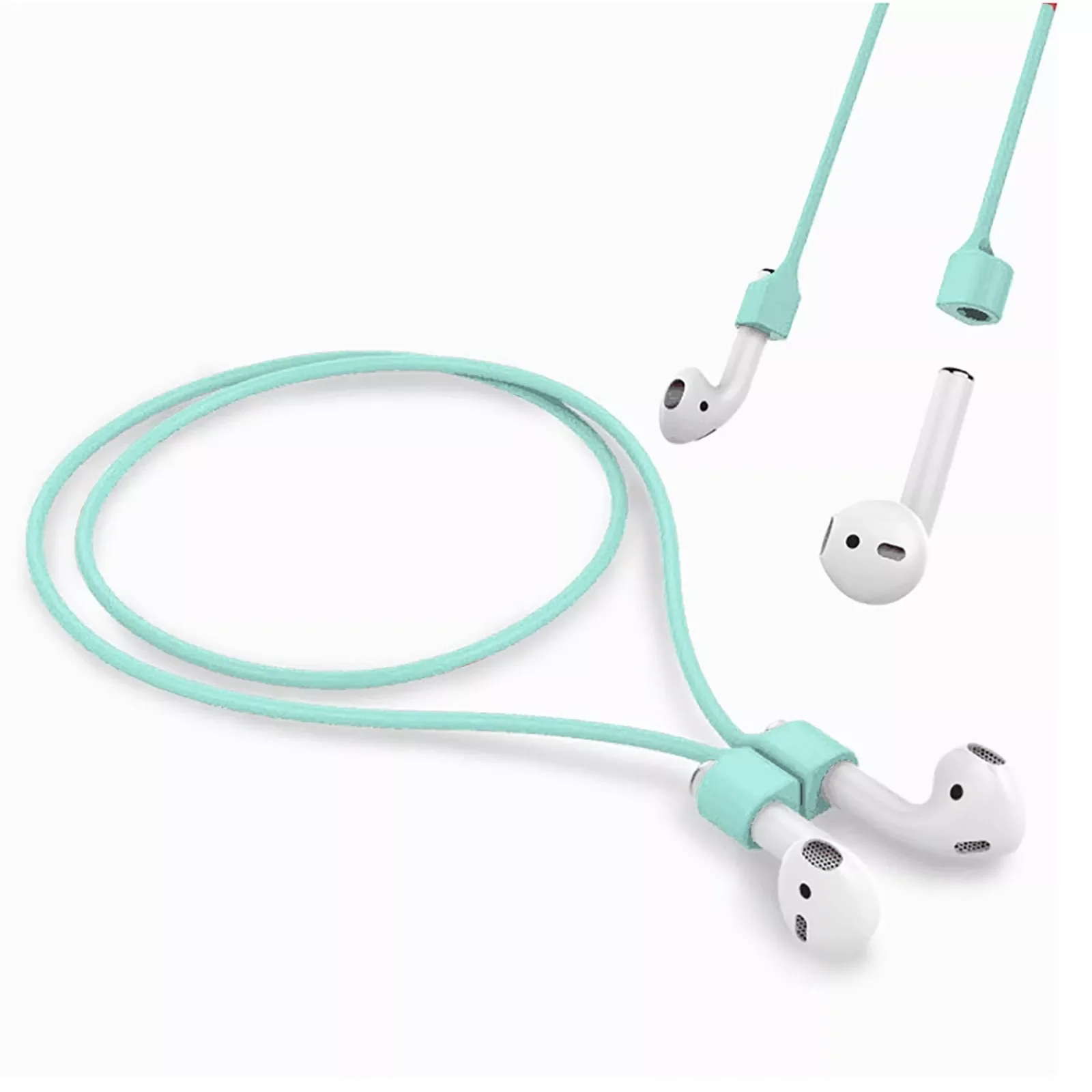 

Anti-Lost Silicone Earphone Rope Holder Cable For Apple For AirPods Wireless Bluetooth Headphone Neck Strap Cord String