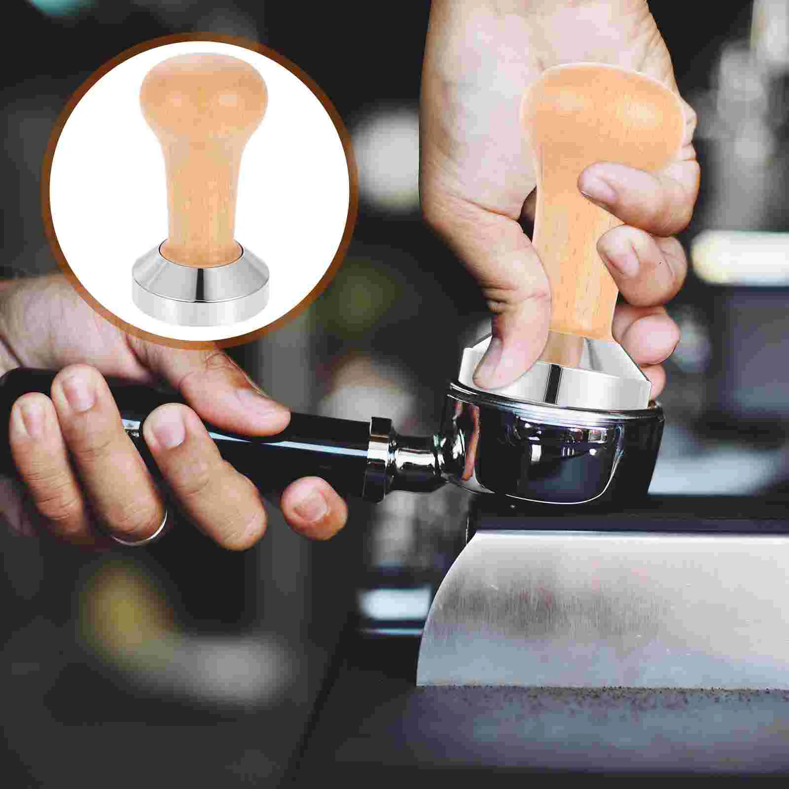 

1pc Coffee Presser Practical Coffee Tamper Handle Coffee Powder Making Tool
