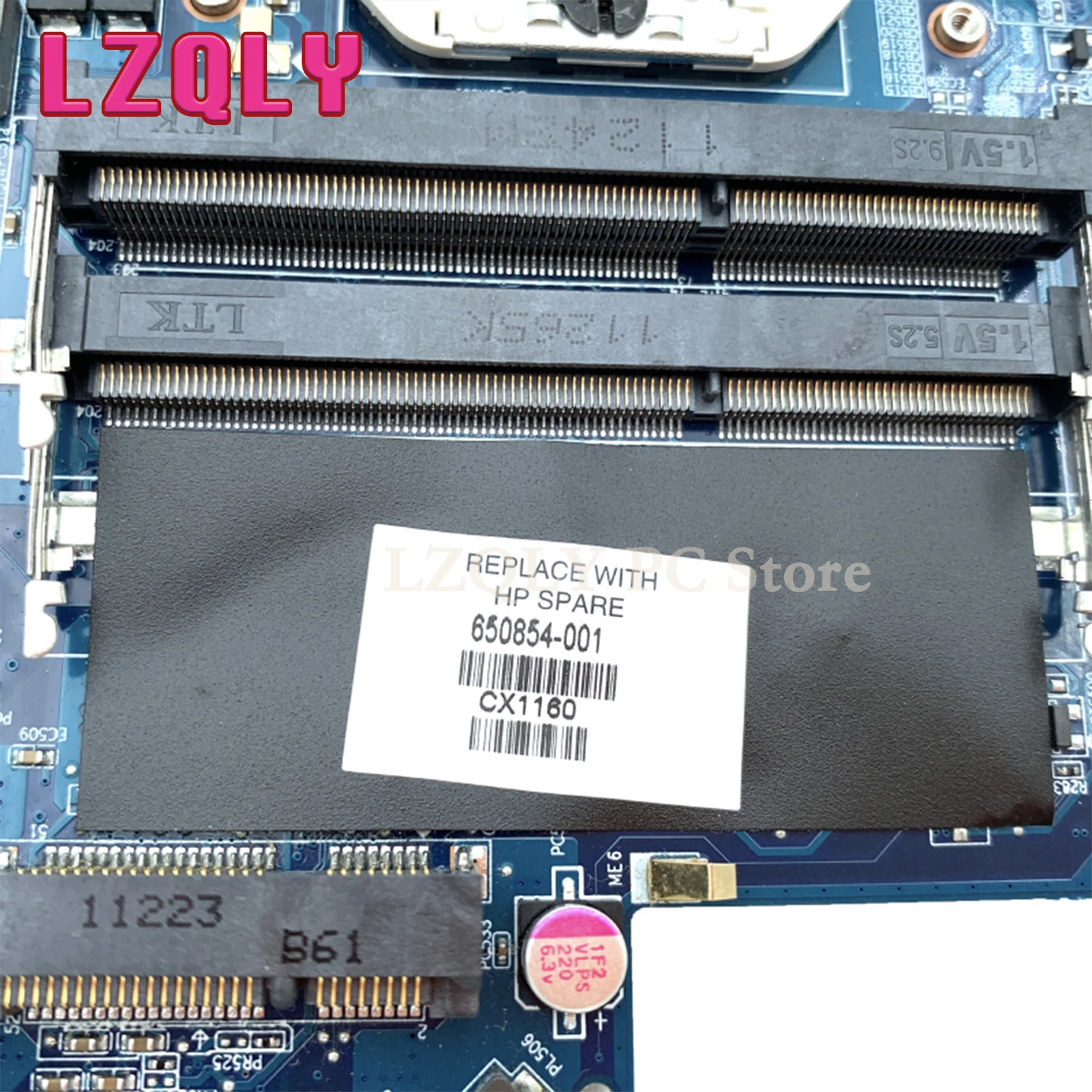 LZQLY 665284-001 665281-001 650854-001 For HP Pavilion DV6 DV6-6000 Laptop Motherboard Socket FS1 DDR3 HD6750 1GB fully test enlarge