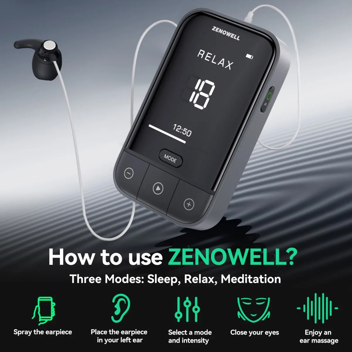 Устройство для релаксации ZENOWELL предметы облегчения тревоги восстановление