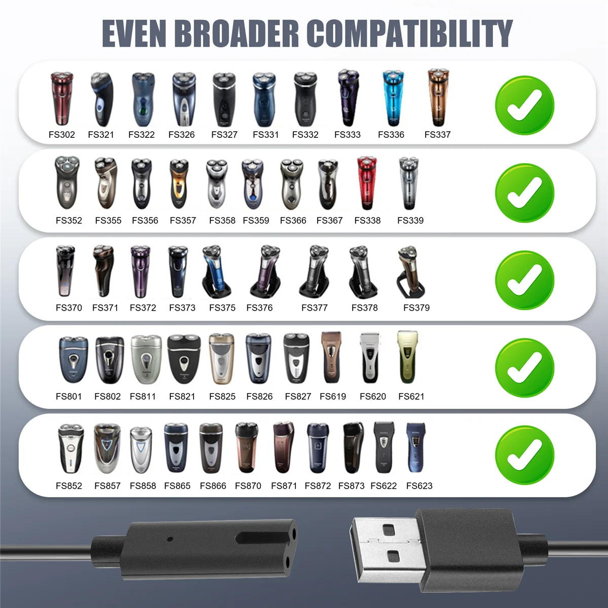 Адаптер питания для Бритвы FLYCO FS371 372 373 871 339 375 376