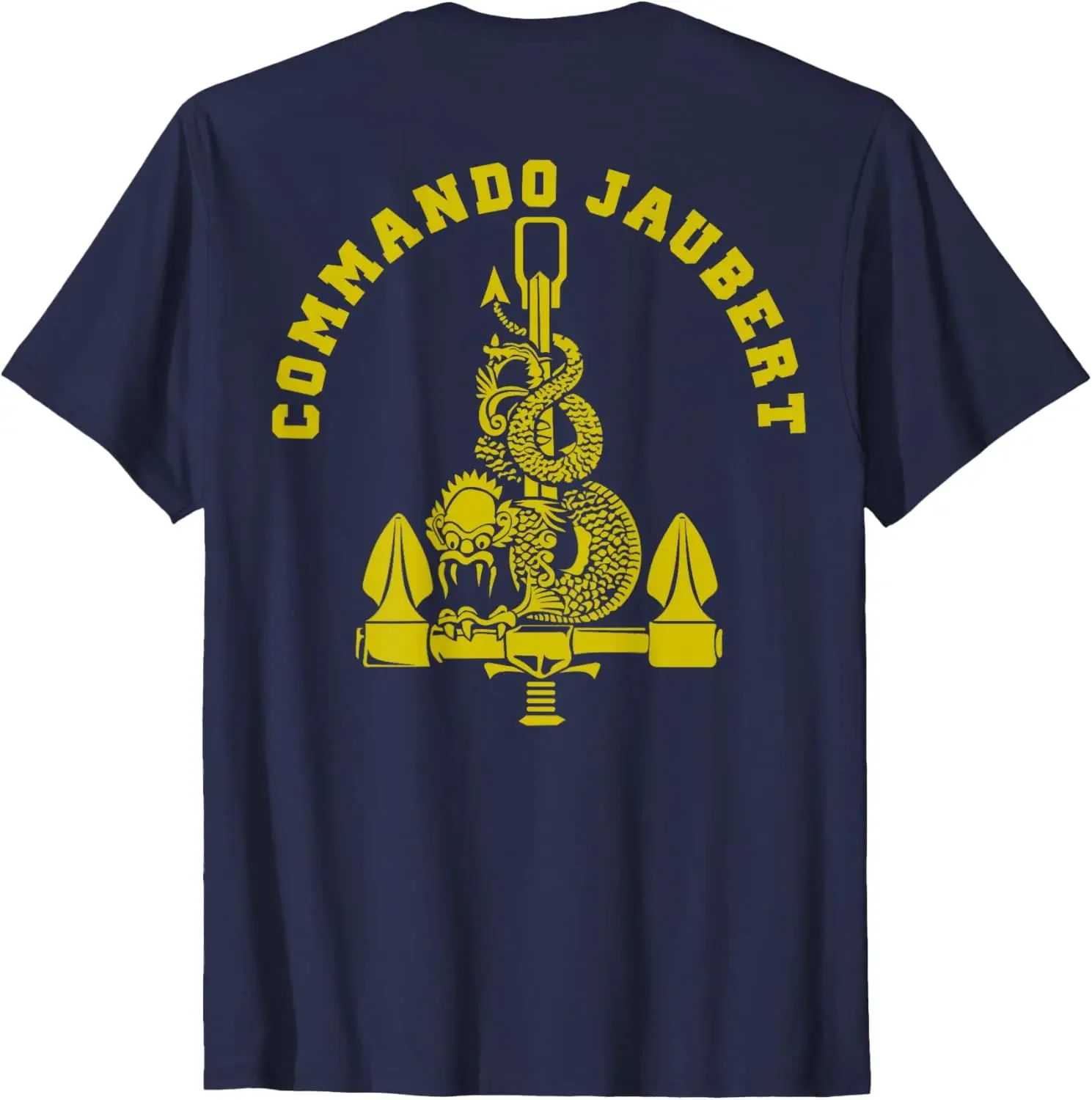 Футболка French Combat Diver Frogmen Commando Jaubert с коротким рукавом повседневная рубашка из 100%