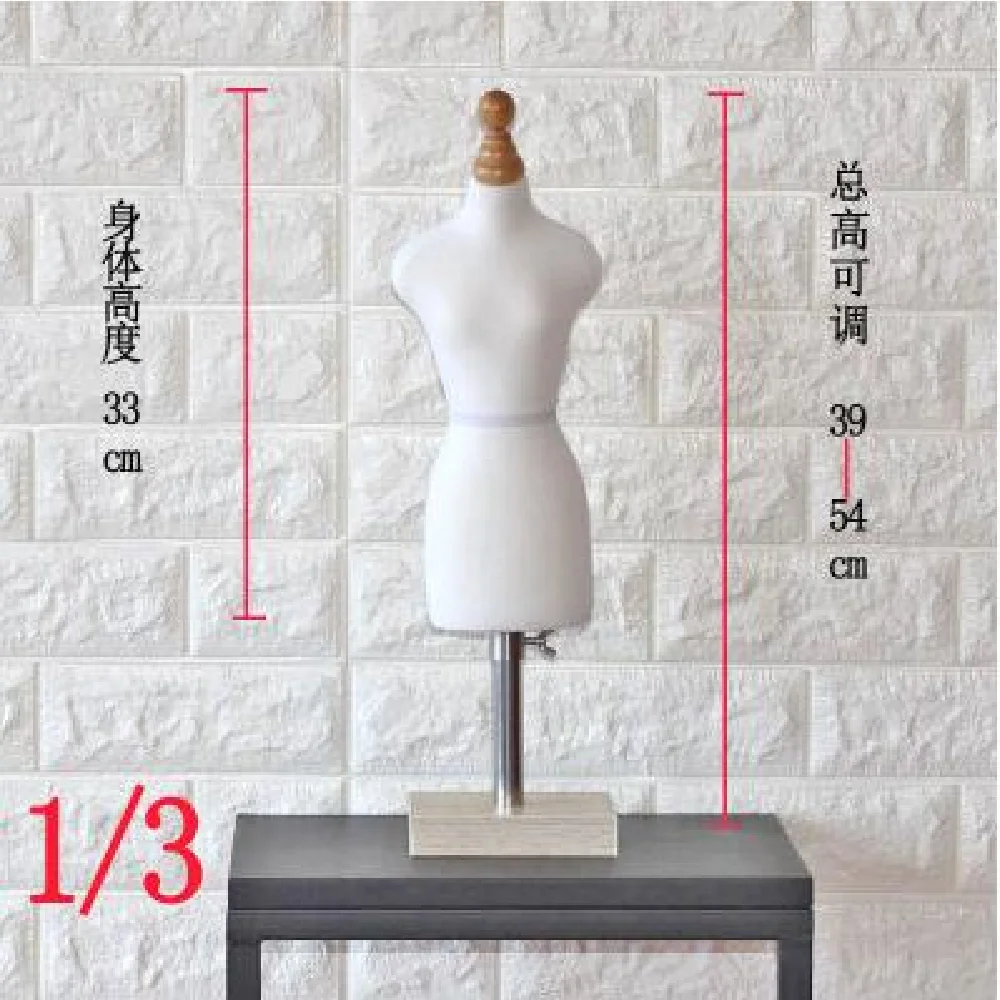 

New 1/3 Female Woman Body Mannequin Sewing For Clothes Model,Busto Dresses Form Stand1:3 Scale Jersey Bust Can Pin 1pc C760