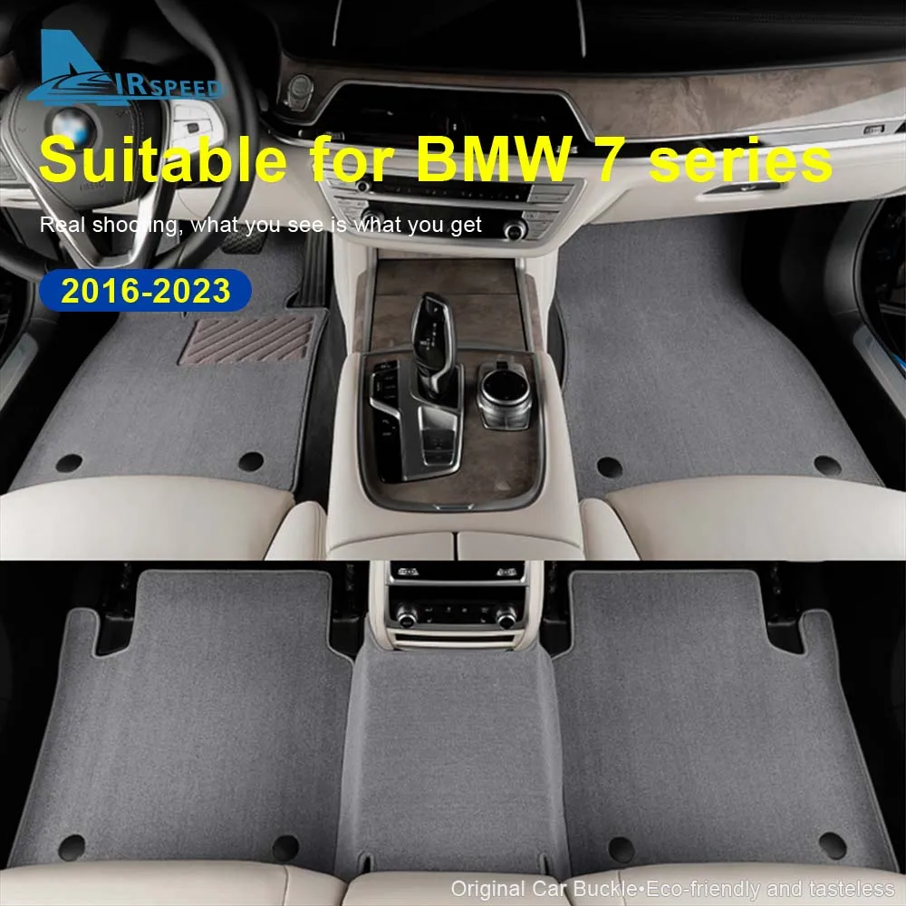 

Car Pad For BMW 7 Series G11 2016-2023 Accessories Feet Floor Mat Interior Protection Pad Car Decoration Non-Slip Foot Carpet