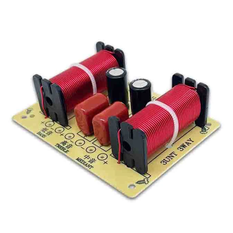 

WEAH-305 3 Way Speaker Frequency Divider 150W HiFi Crossover Filter Module for DIY Home Speaker Modification