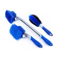 1pcs blue tire brush multi function auto wheel tire wash gap cleaning scrub automobiles exterior tools pp silk brush