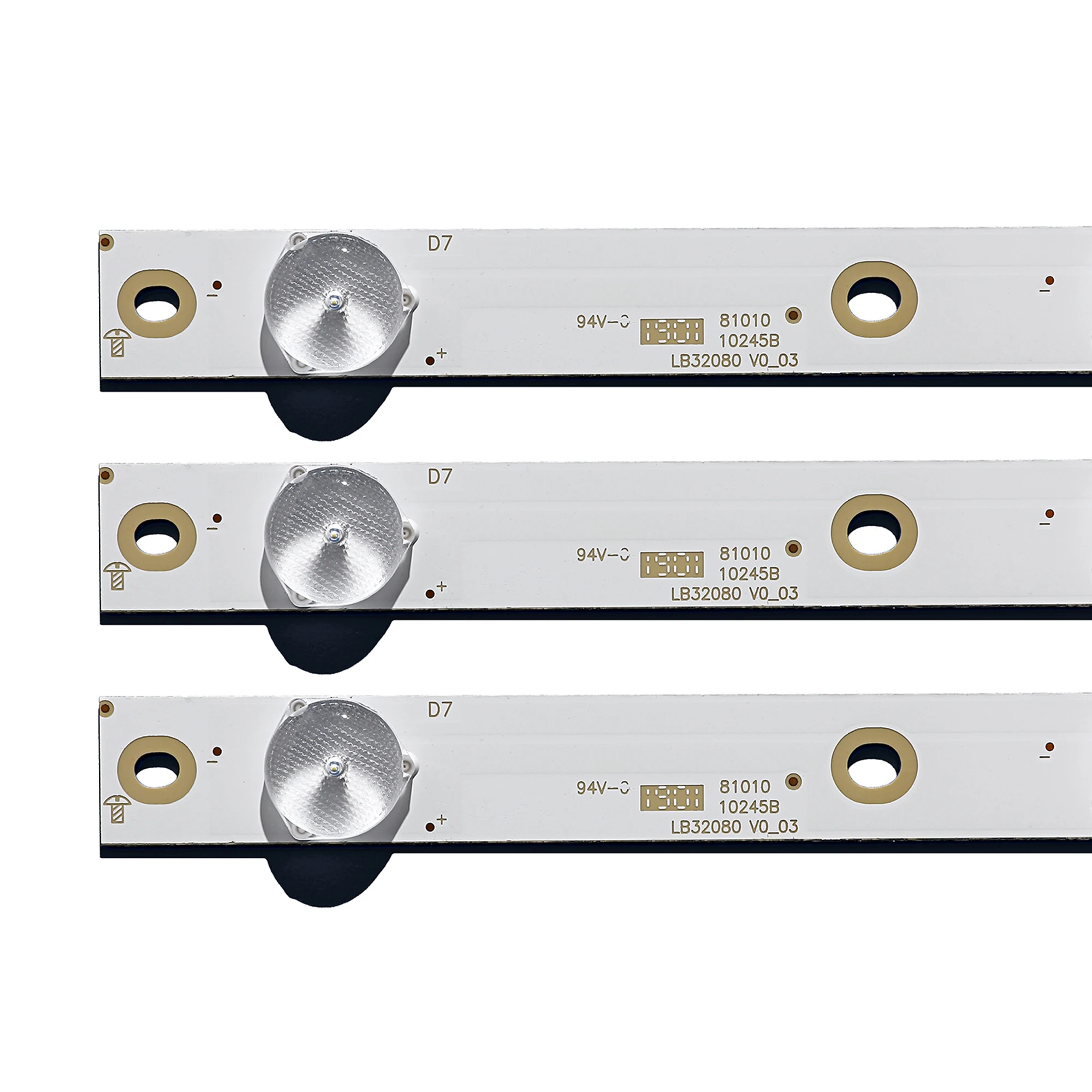 3PCS/lot LED backlight strip for 32PFS6401 KDL-32R330D 32PHS5301 LB32080 V0 32LH500D GJ-2K16 GEMINI D2P5-315 01P26 01N18 01N19 |