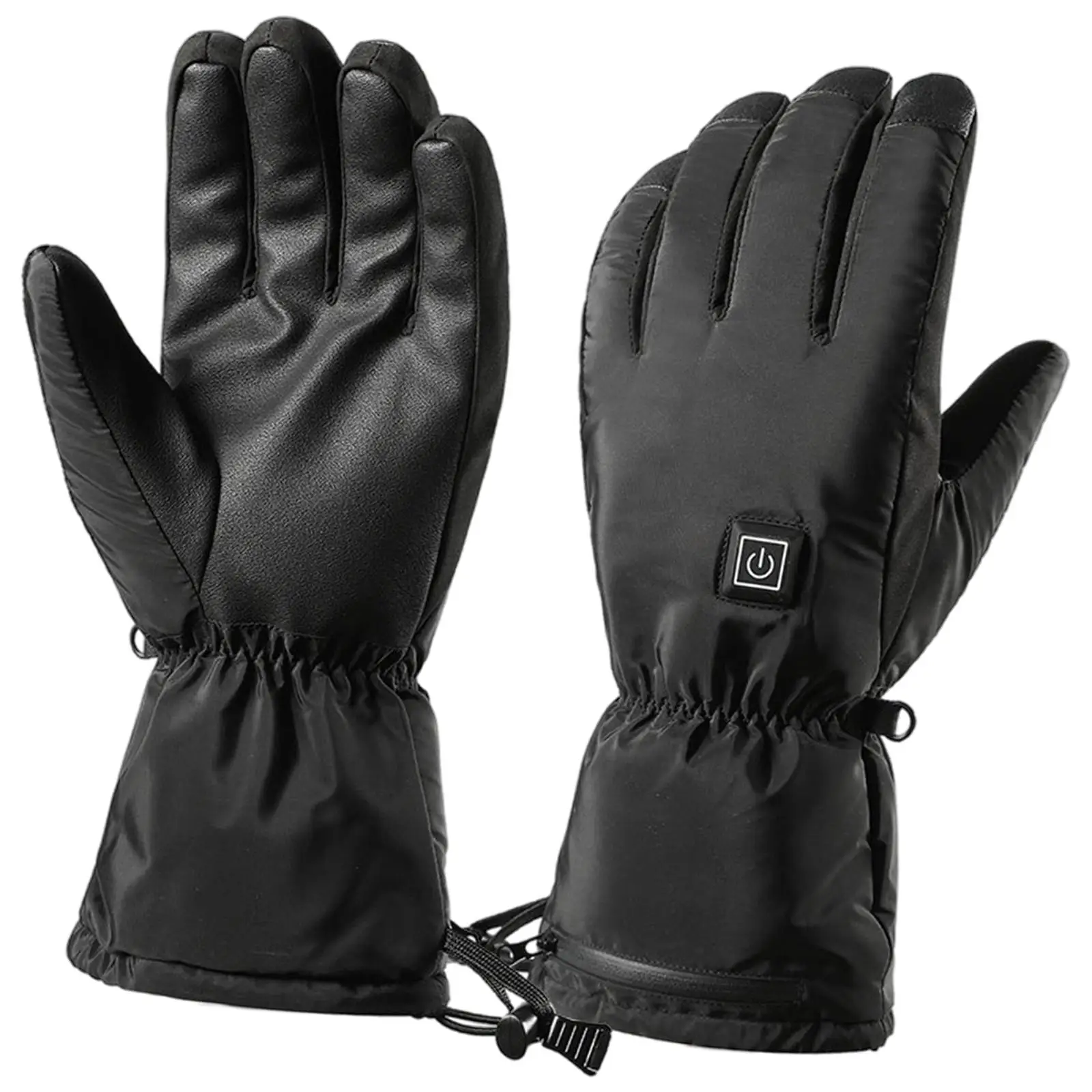 

Heated Gloves 3x AA Battery Electric Men Women Hand Warmers for Hiking Weather 3 Temperature Motorcycle Riding Black