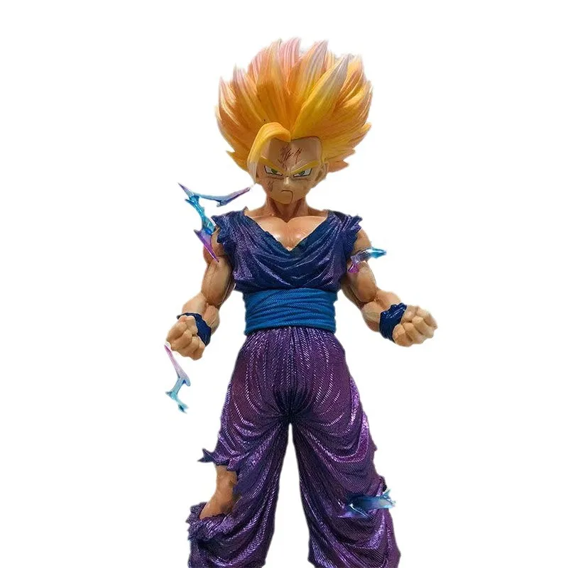 26 См Dragon Pearl Super II Sun Wukong GK Ручная Работа Saiyan Battle Damage Standing Аниме Фигурка Модель Сцена