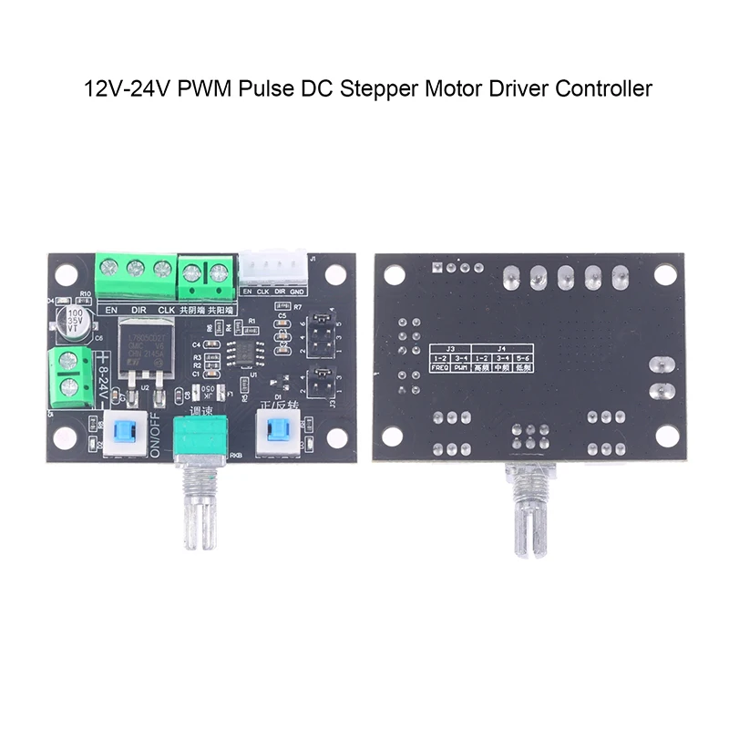 

1pc DC Stepper Motor Driver Controller Speed Regulator PWM Pulse Signal Generator Module 12V-24V