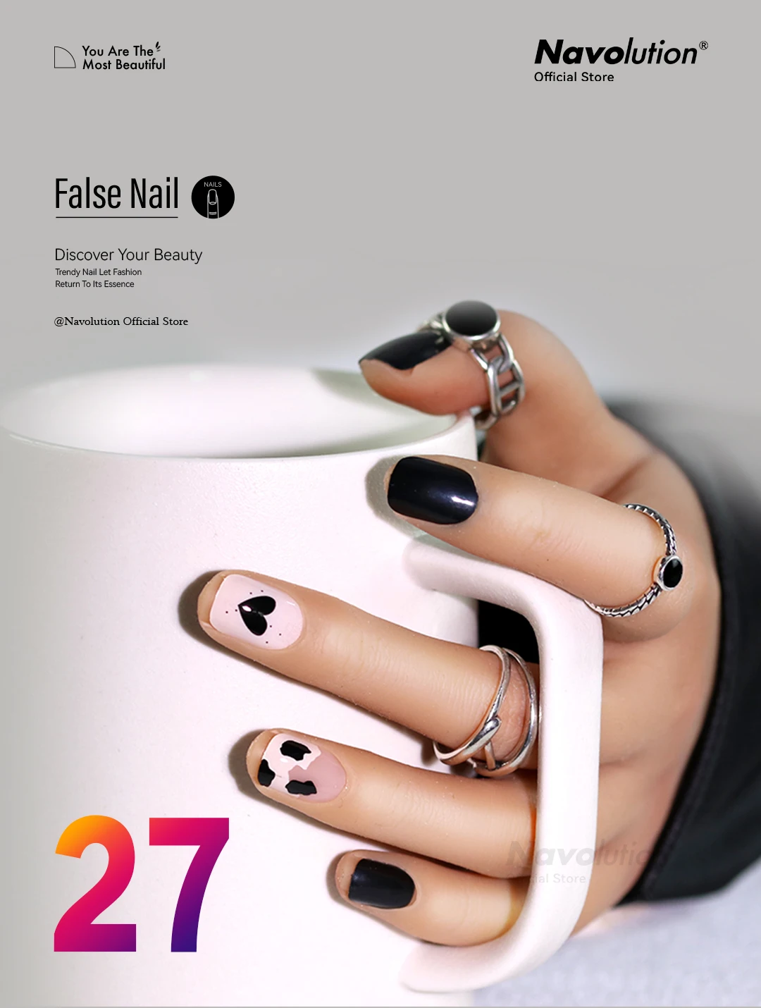 

24 шт./набор, накладные ногти для маникюра