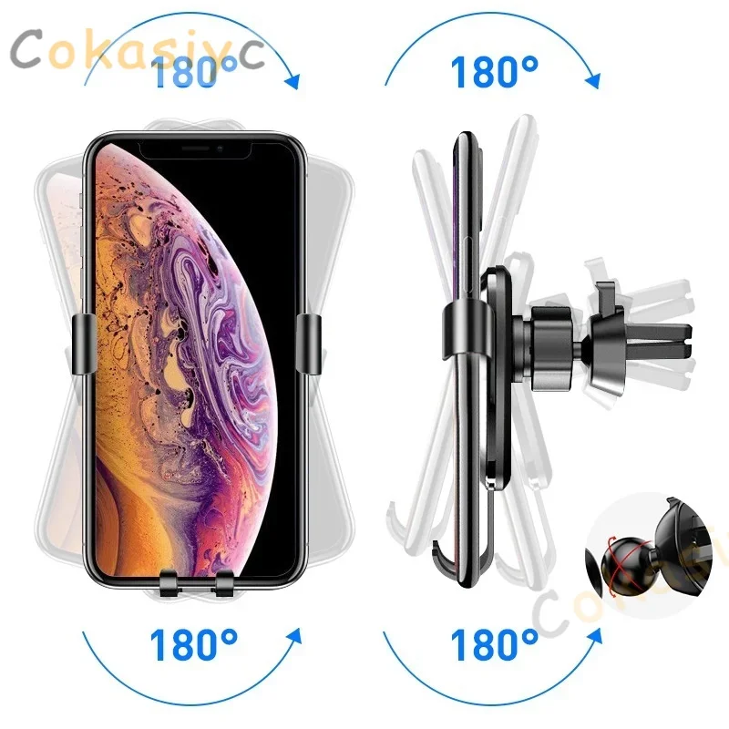 Автомобильный держатель мобильного телефона для Kia Sportage JE KM 2005 ~ 2010 вращающийся на