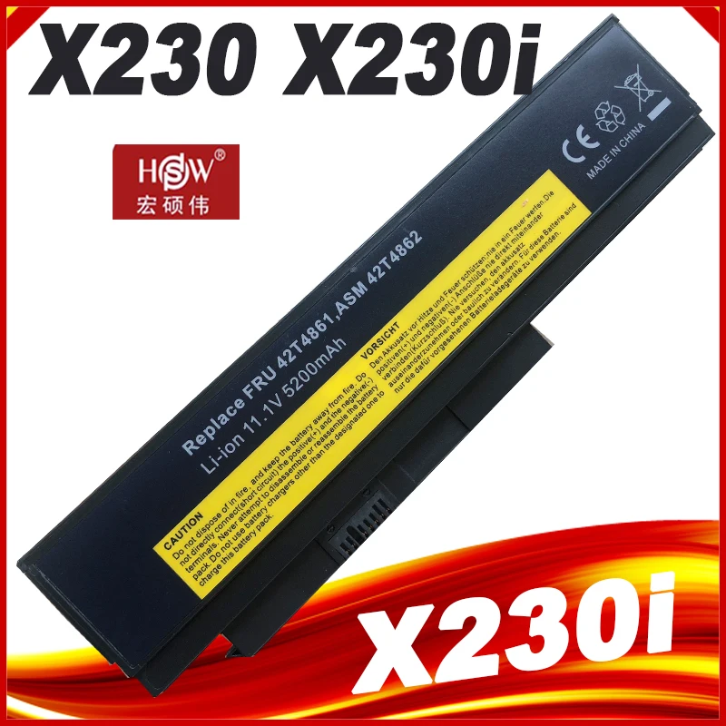 

45N1025 Laptop Battery For Lenovo Thinkpad X230 X230i X230S 45N1024 45N1028 45N1029 45N1020 45N1021