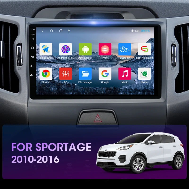 $80.38 JMCQ Android 11 Car Radio For KIA Sportage 3 2010 2011-2016 Multimedia Video Player 2din Navigation GPS AUTO Stereo Head Unit FM