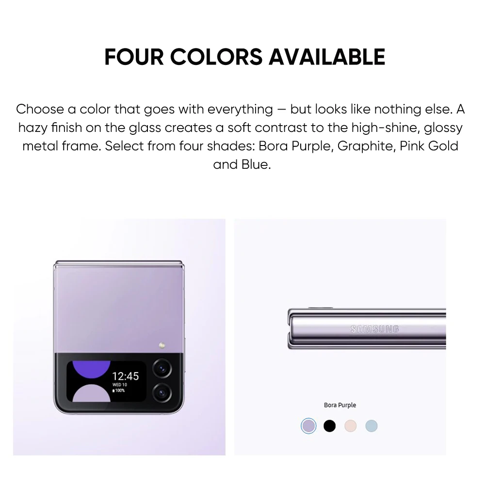 Original Samsung Galaxy Z Flip 4 Smartphone 6.7