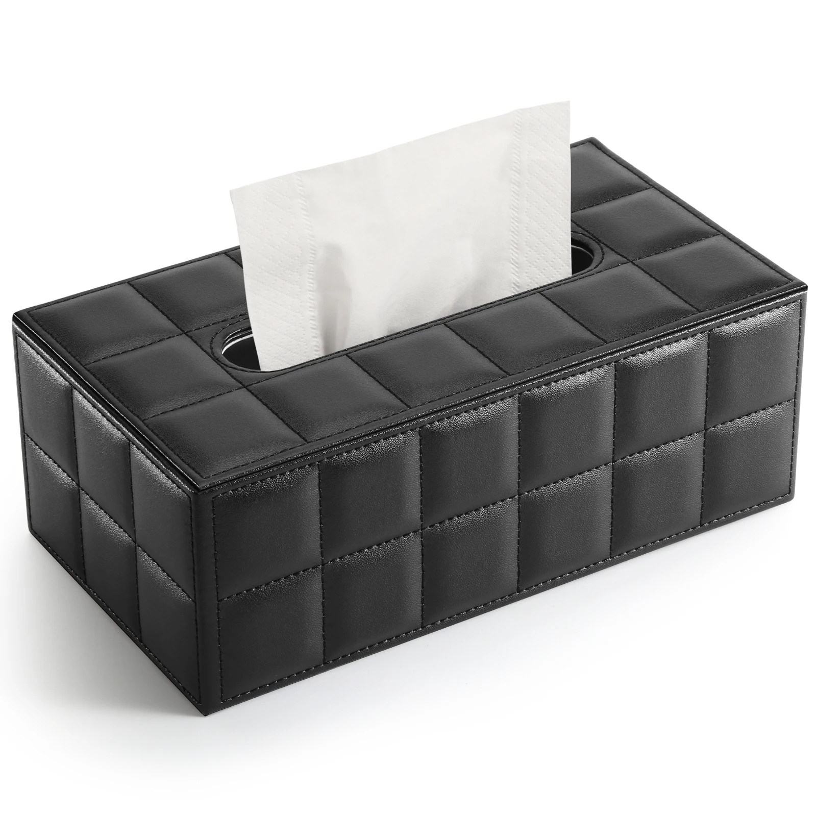 

Tissue Box Holder Case Cover Faux Pvc Pu Leather Hotel Restaurant Suppliers Luxury Nordic For Wet Draw Napkin