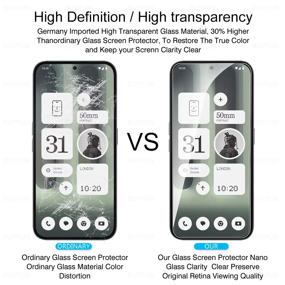 1-4 шт. закаленное стекло для телефона (2a) Plus 5G защита экрана Phone2aPlus Phone2a 2a 2aPlus 2 A A2