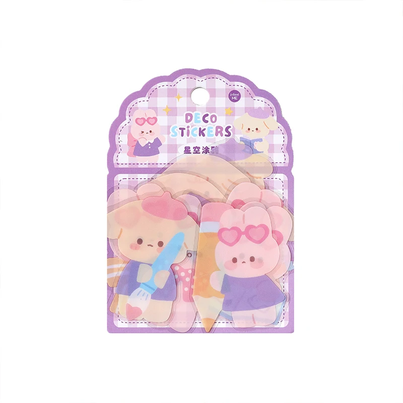 Наклейки с животными из серии Галактика водонепроницаемые этикетки милый Декор