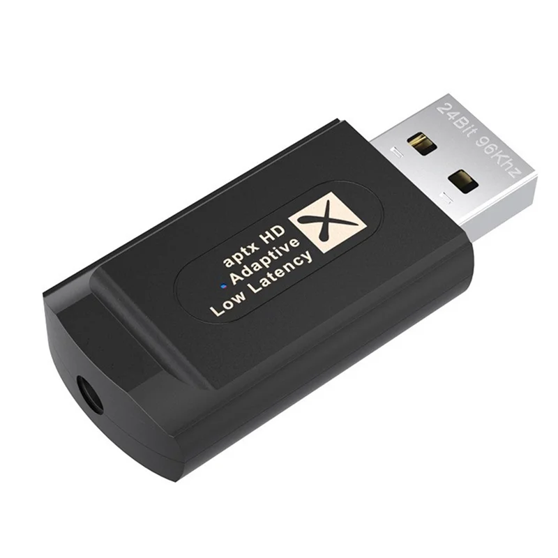 QCC3040 24-битный 96 кГц KB9P Bluetooth 5 2 аудиопередатчик с микрофоном LL HD адаптивная низкая