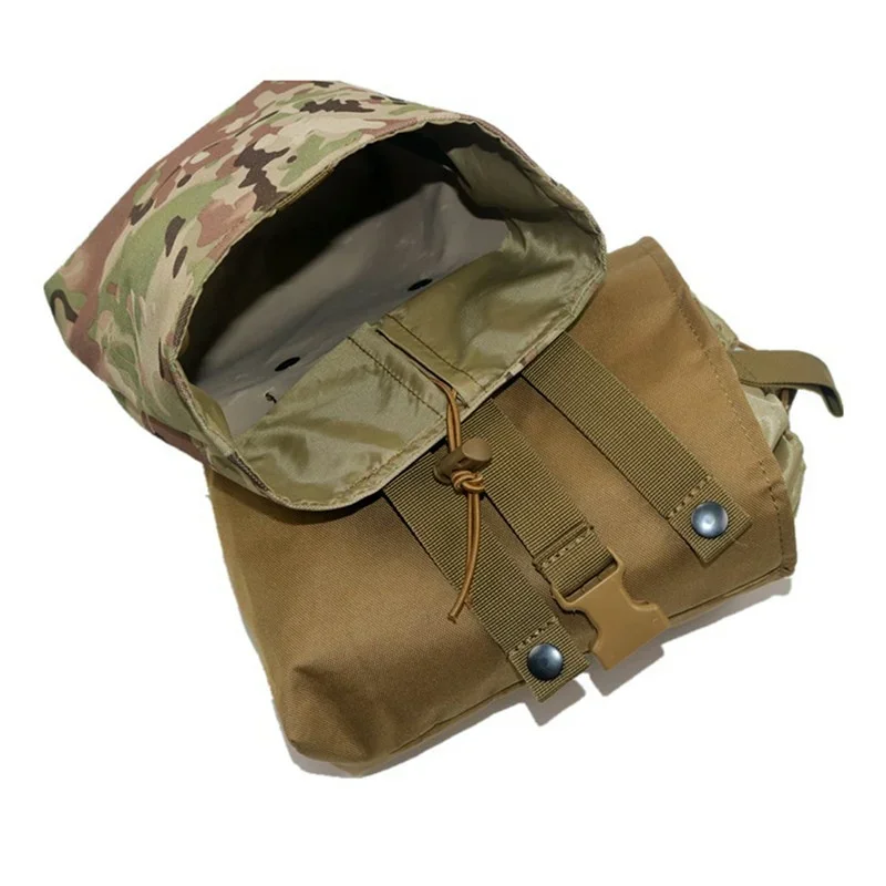 

New Molle System Hunting Tactical Magazine Dump Drop Pouches Recycle Waist Pack Magazine Bags Airsoft Military Accessories Bag