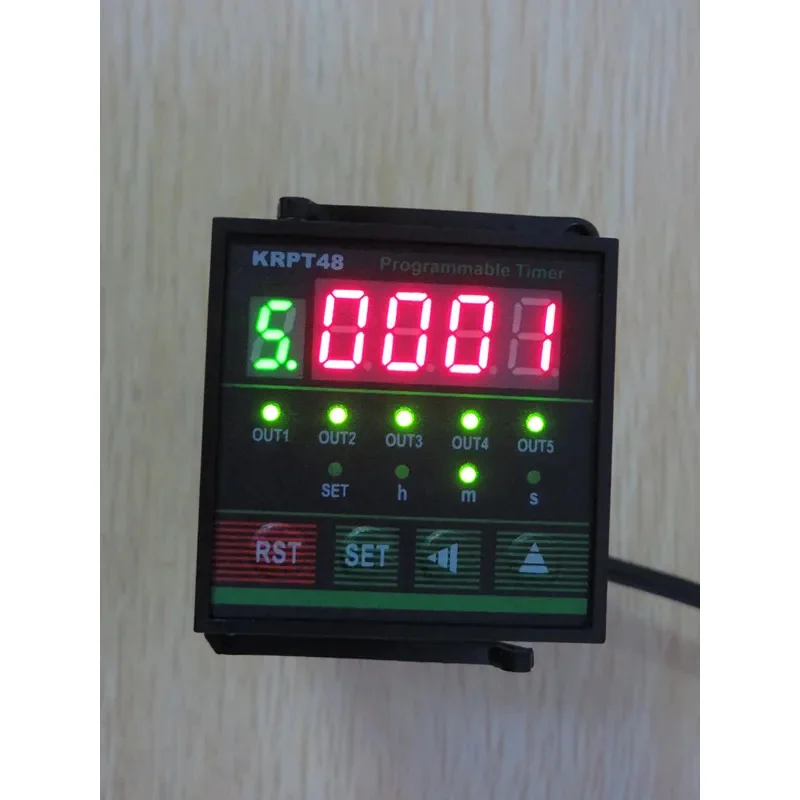 

Программируемое многоканальное реле времени, 5-канальный перерабатываемый промышленный контроллер времени, таймер с цифровым дисплеем KRPT48
