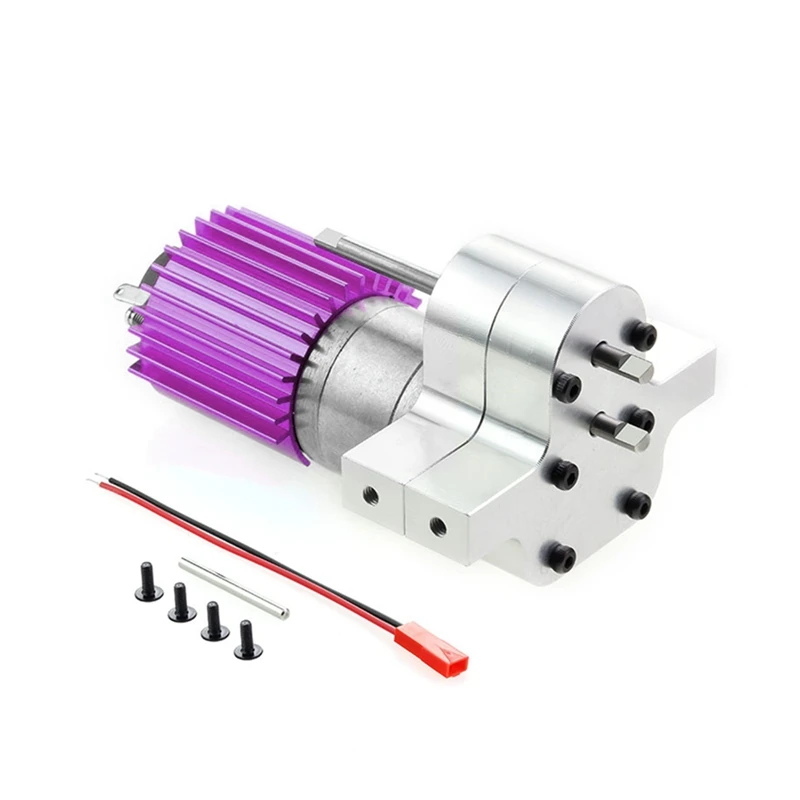 

Металлическая Коробка передач двигателя 370 коробка передач для WPL C14 C24 B24 B36 MN D90 D99 MN99S обновленные детали для радиоуправляемых автомобилей