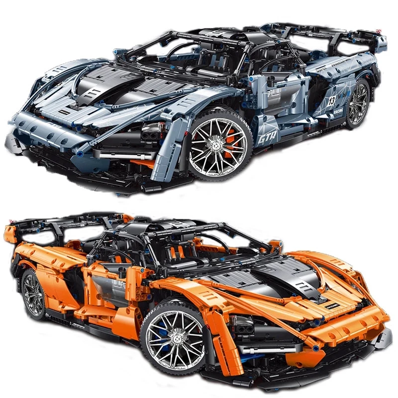 

City motor High-Tech RC McLarens Senna Super Hypercar Racing Car Model Building Block Brick Kids Educational Toys Christmas Gift