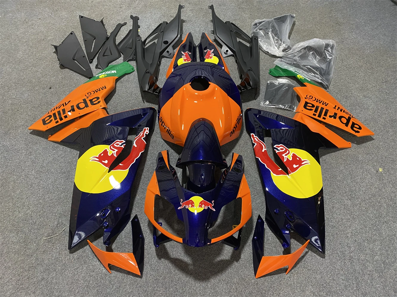 Обтекатель для мотоцикла Apulia RS125 06-11 2006 2007 2008 2009 2010 2011 Синий Оранжевый Зеленый