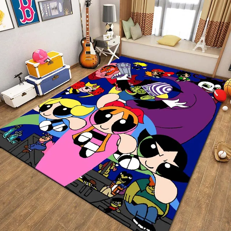 

Американский мультяшный ковер, украшение для гостиной, пушистый ковер, толстые коврики для спальни, Нескользящие мягкие напольные коврики, однотонные большие коврики
