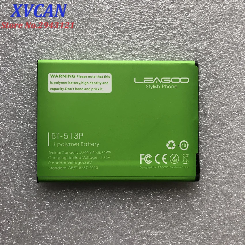 100% Оригинальный аккумулятор Leagoo M5, новый высококачественный аккумулятор 2300 мАч для смартфона Leagoo M5 BT513P