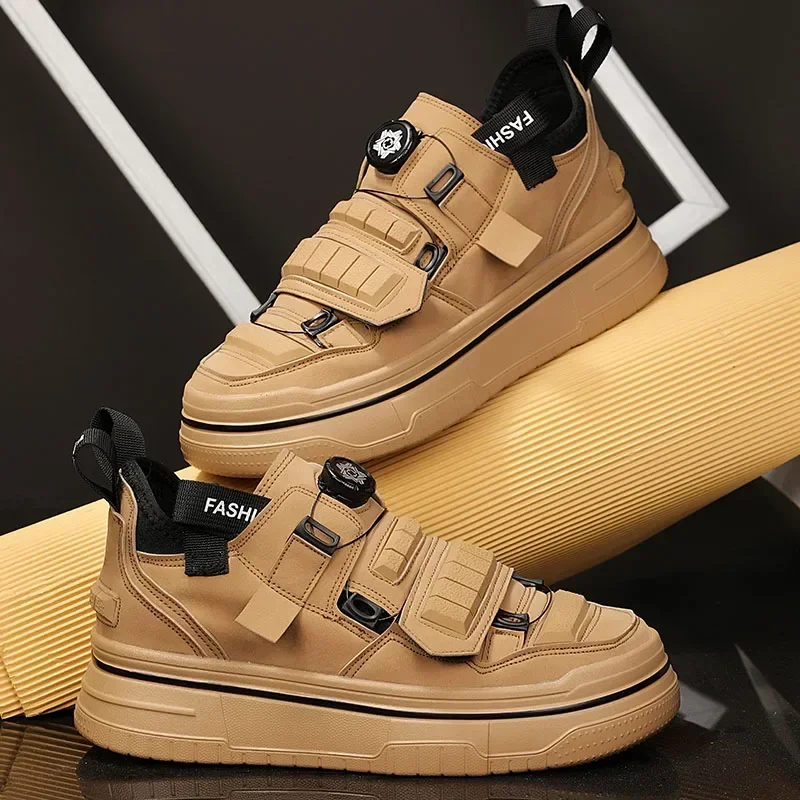 INS High Street обувь для скейтбординга мужские кожаные модные кроссовки на толстой