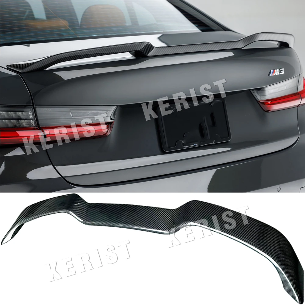 

Carbon Fiber Spoiler Rear Trunk Wing For BMW M3 G20 330 M340 G80 Sedan V Style