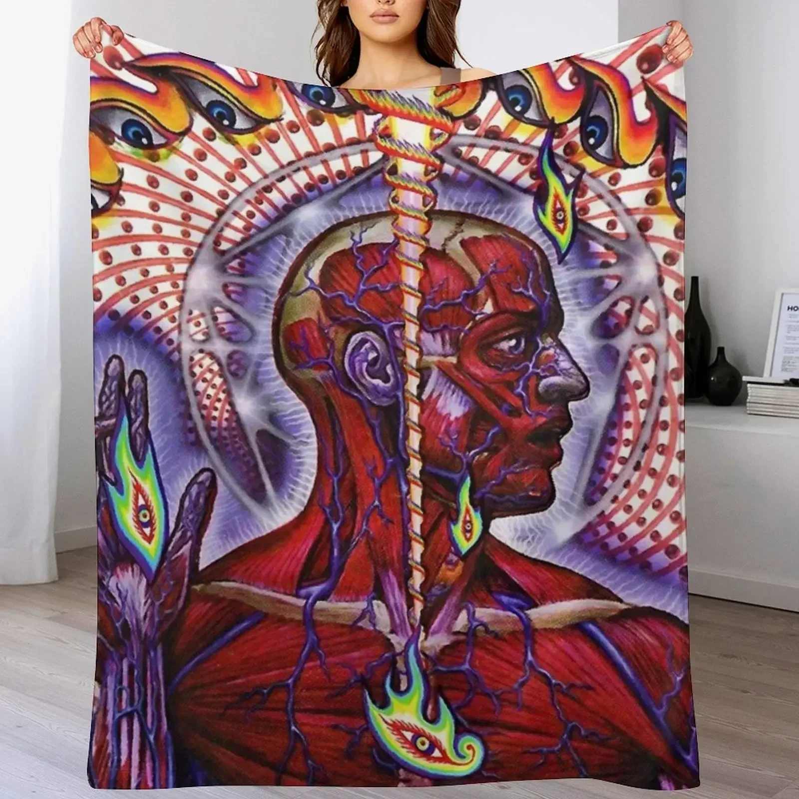 Одеяло Lateralus ?nima Fear Inoculum 10 000 дней Undertow волосатое туристическое забавное