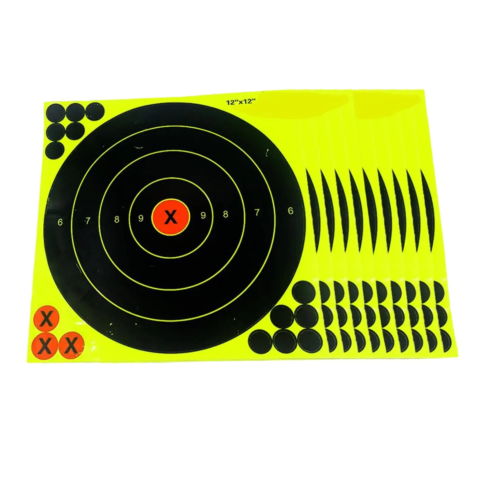 

10x Shooting Paper Sticker Splatter Reactive Self Adhesive