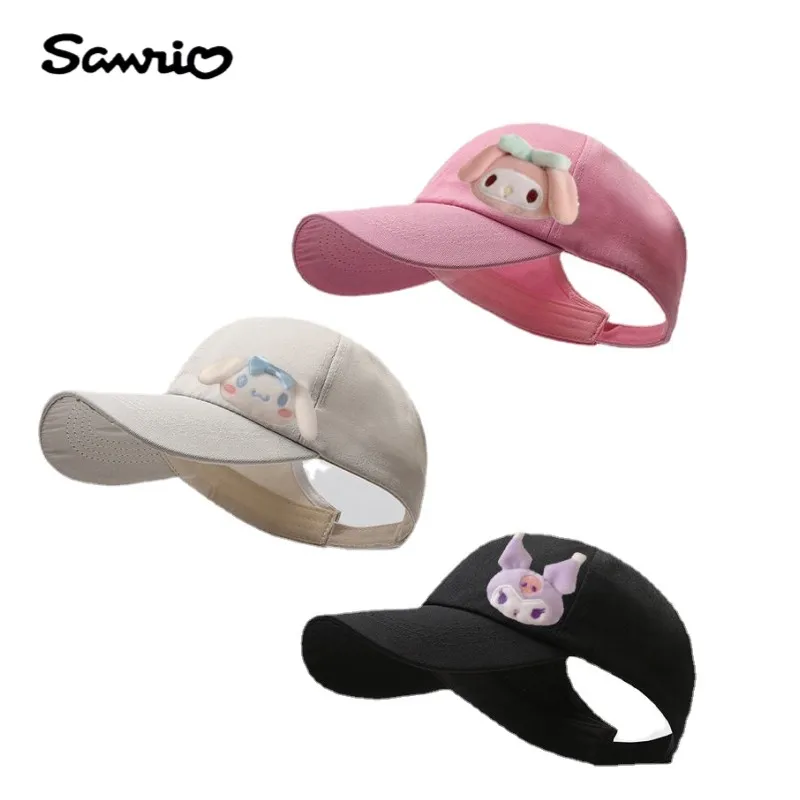 

Sanrio kawaii летняя мультяшная детская шапка Kulomi, милая бейсболка в виде рулона корицы, мелодия, буква
