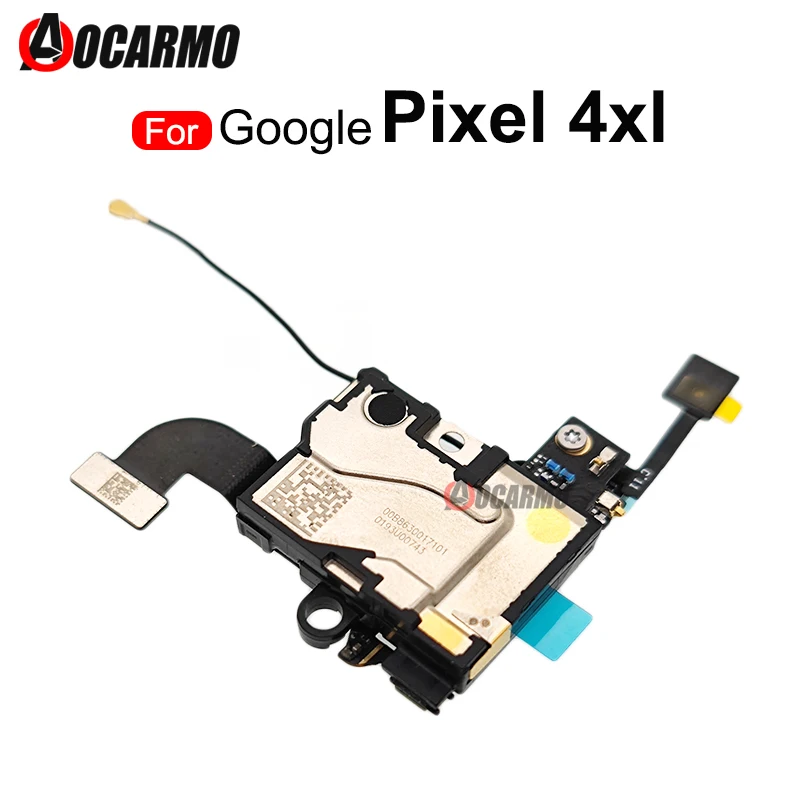 For Google Pixel 4XL 4 XL Earpiece Speaker+ Sensor Induction Flex Cable And Top Microphone Signal Antenna With Board Replacement