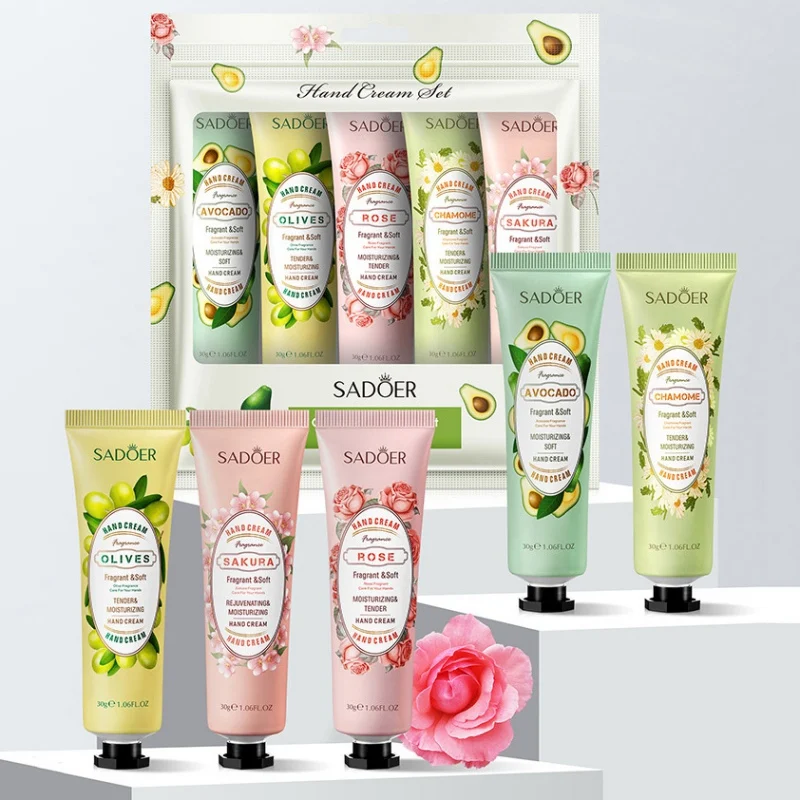 Kits Natural Moisturizing Fruits Flowers Nourishing Nutrients Dryness Soft Whitening Oil Control Portable